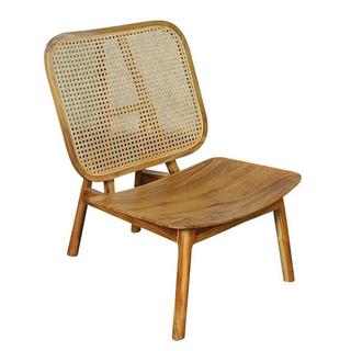 mutoni Sedia poltrona rattan teak naturale  