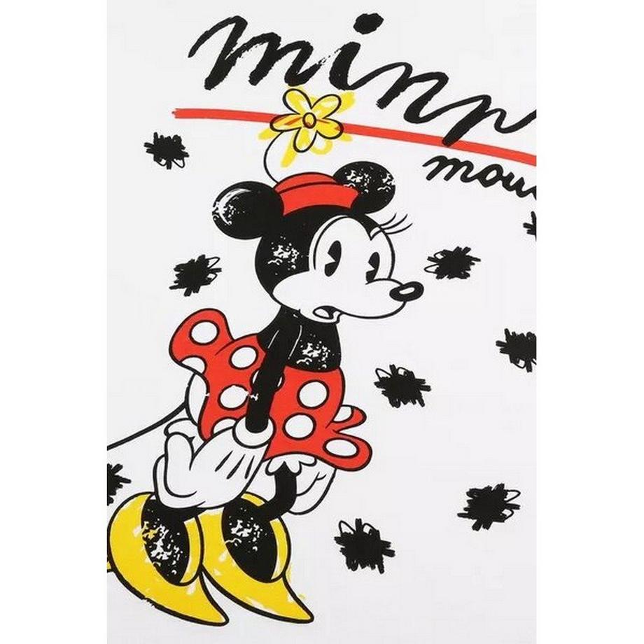 Disney Minnie Mouse T-Shirt Imprimé Gribouillis Floral  