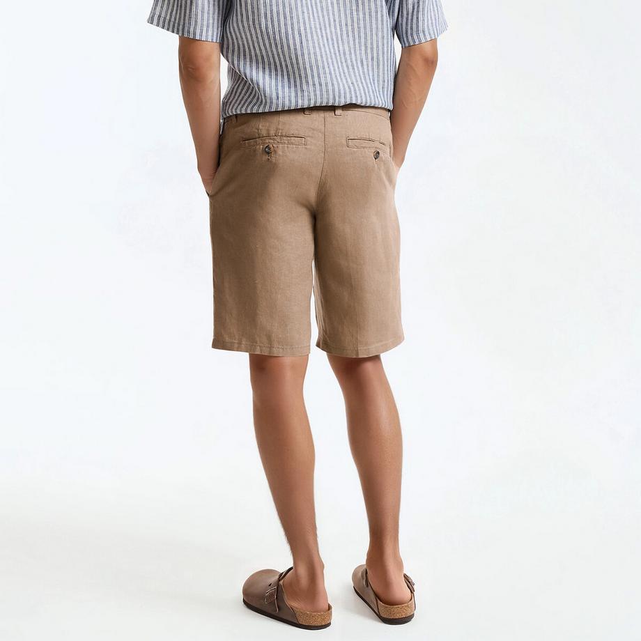 La Redoute Collections Bermuda Leinen-Shorts  