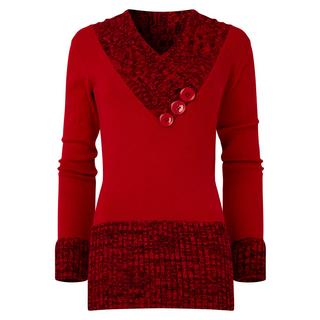 Joe Browns  Pullover mit Schalkragen und Knopfleiste 