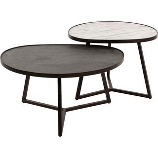 mutoni Table basse Ardoise (lot de 2)  