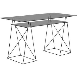KARE Design Table Polar noir 8mm ESG 135x65  