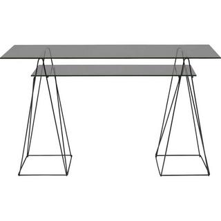 KARE Design Table Polar noir 8mm ESG 135x65  