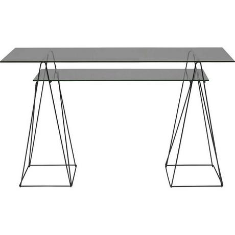 KARE Design Table Polar noir 8mm ESG 135x65  