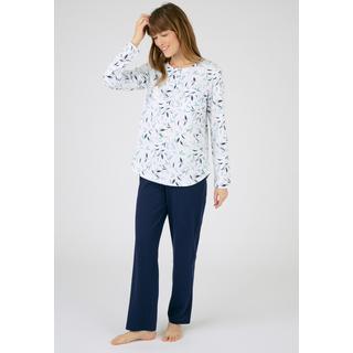 Damart  Lot de 2 pyjamas maille jersey pur coton peigné. 