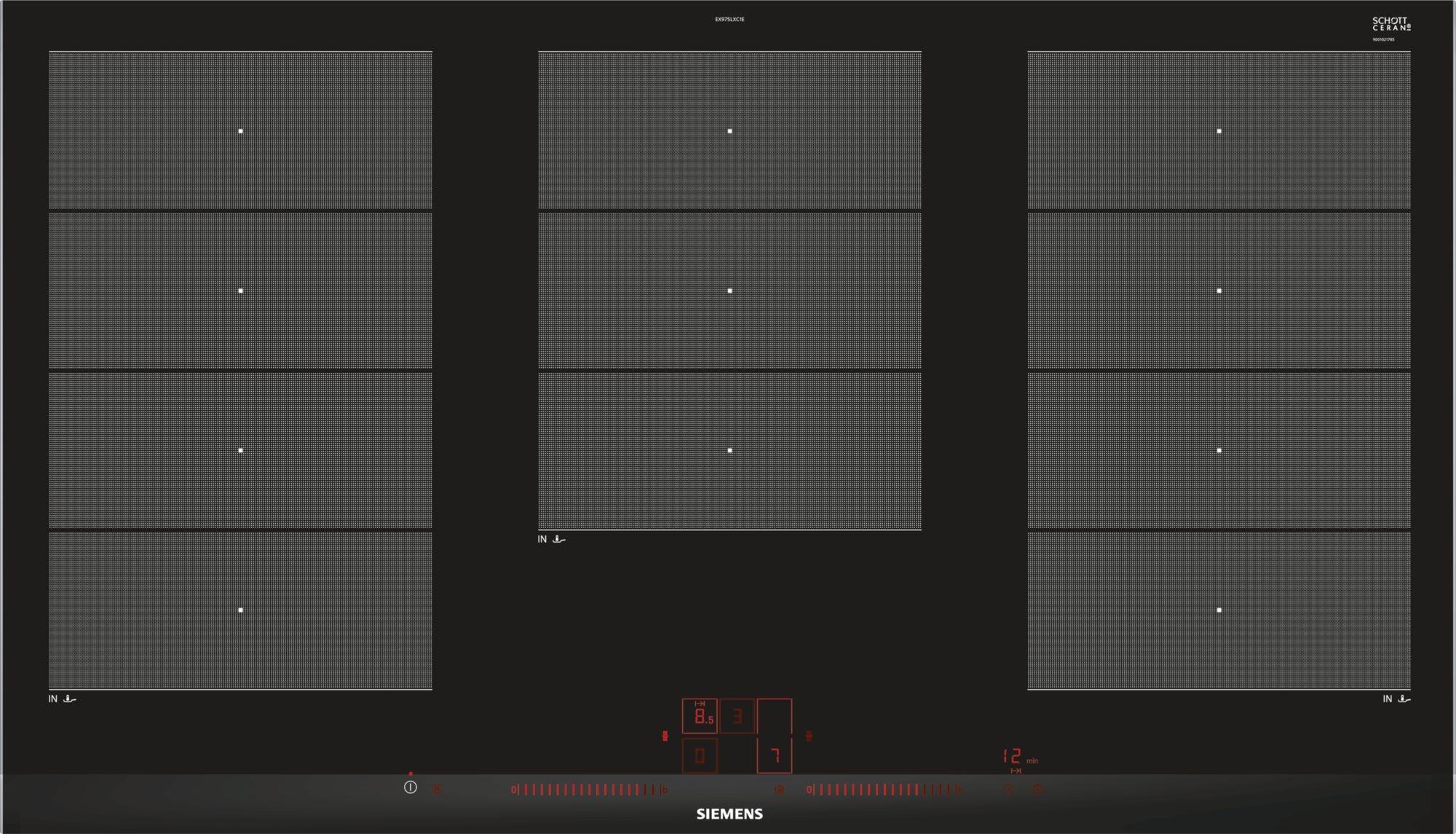 Image of EX975LXC1E - Induktionskochfeld, Autarkes, 90 cm EX975LXC1E - Induktionskochfeld, Autarkes, 90 cm