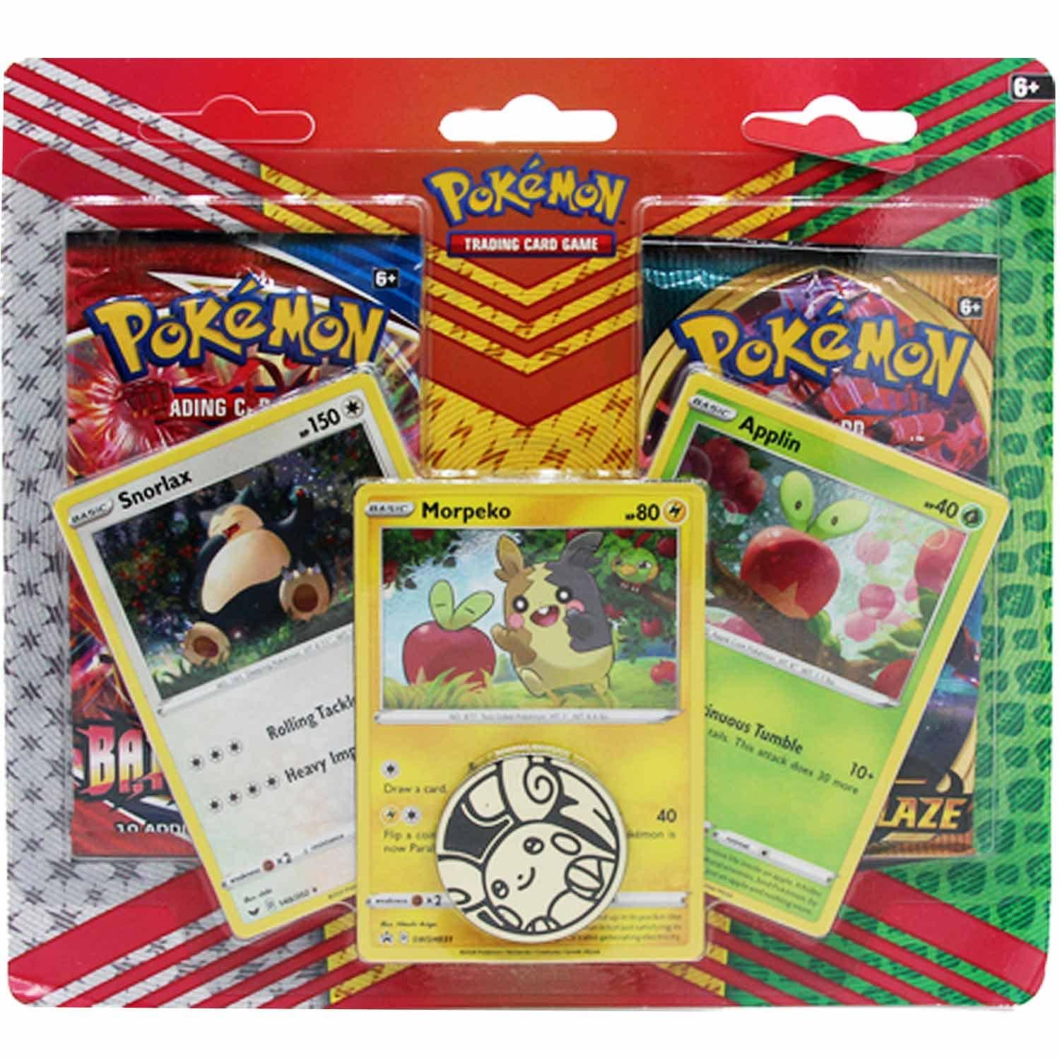 Pokémon  Morpeko, Snorlax & Applin 2-Pack Collection Blister - EN 