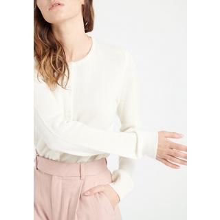 Studio Cashmere8 LILLY 4 Taillierte Strickjacke mit Rundhalsausschnitt  