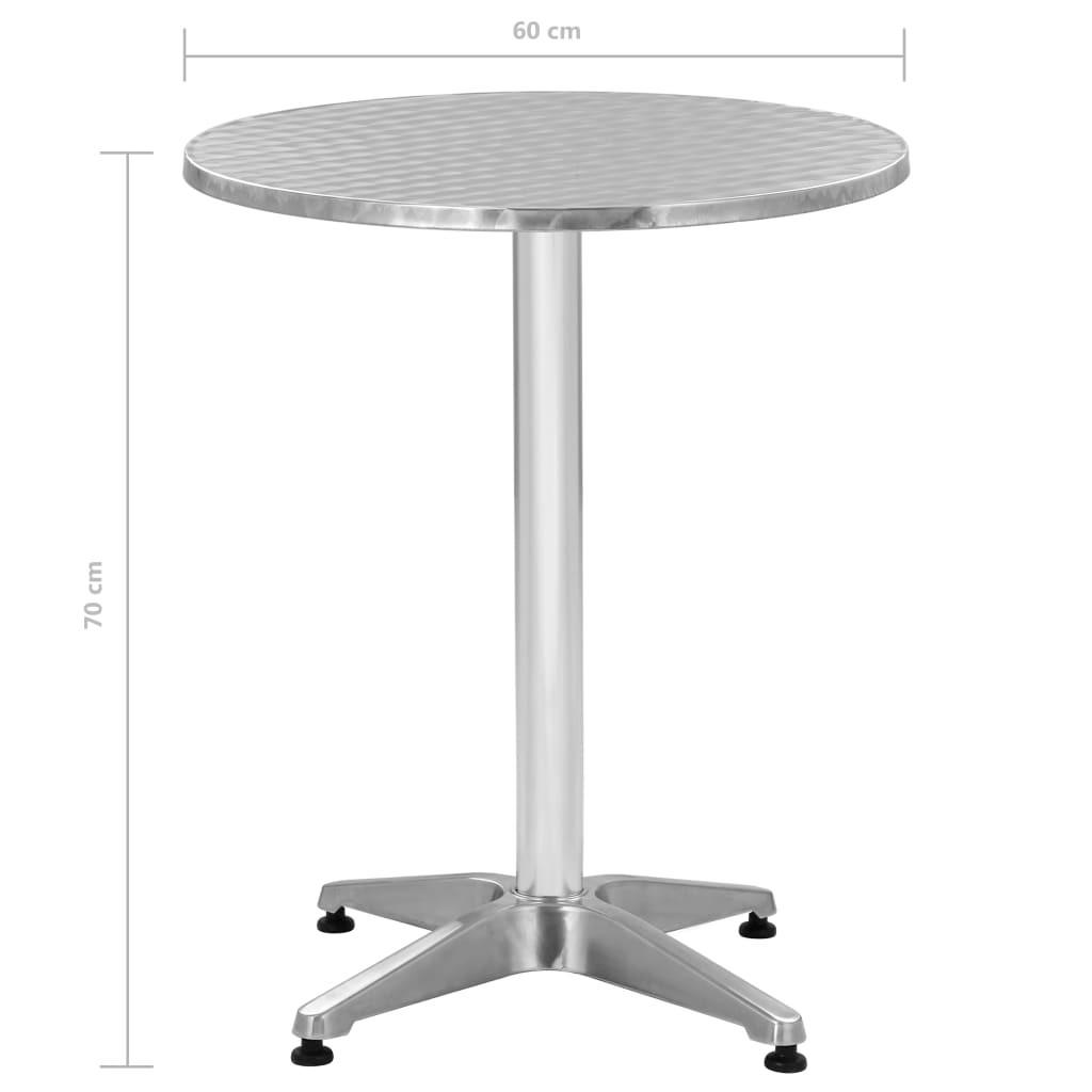 VidaXL Table de jardin métal  