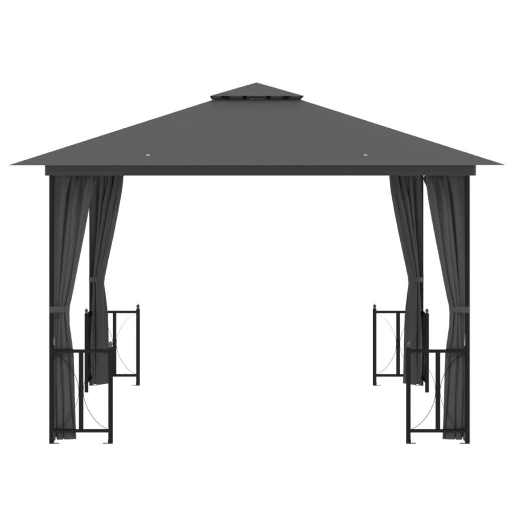 VidaXL gazebo Tessuto  