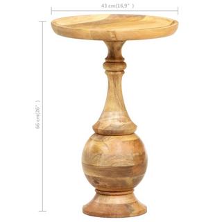 VidaXL Table d'appoint bois  