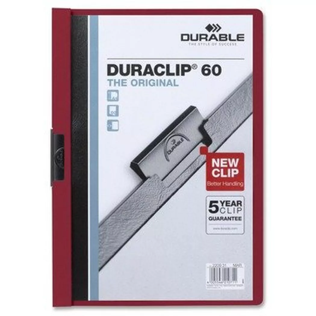 Durable DURACLIP 60 A4 Folder Red 25 220903