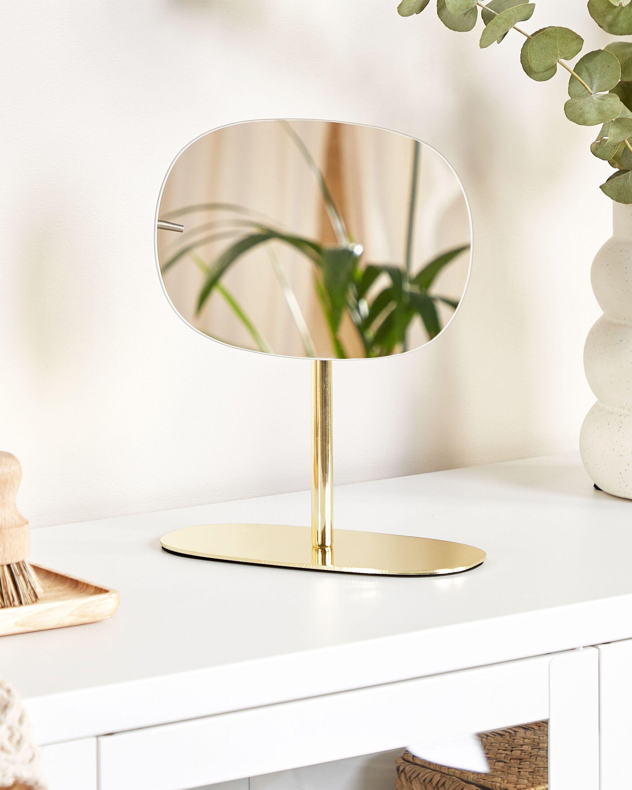 Beliani  Specchio per make-up en Ferro Minimalista CHARENTE 