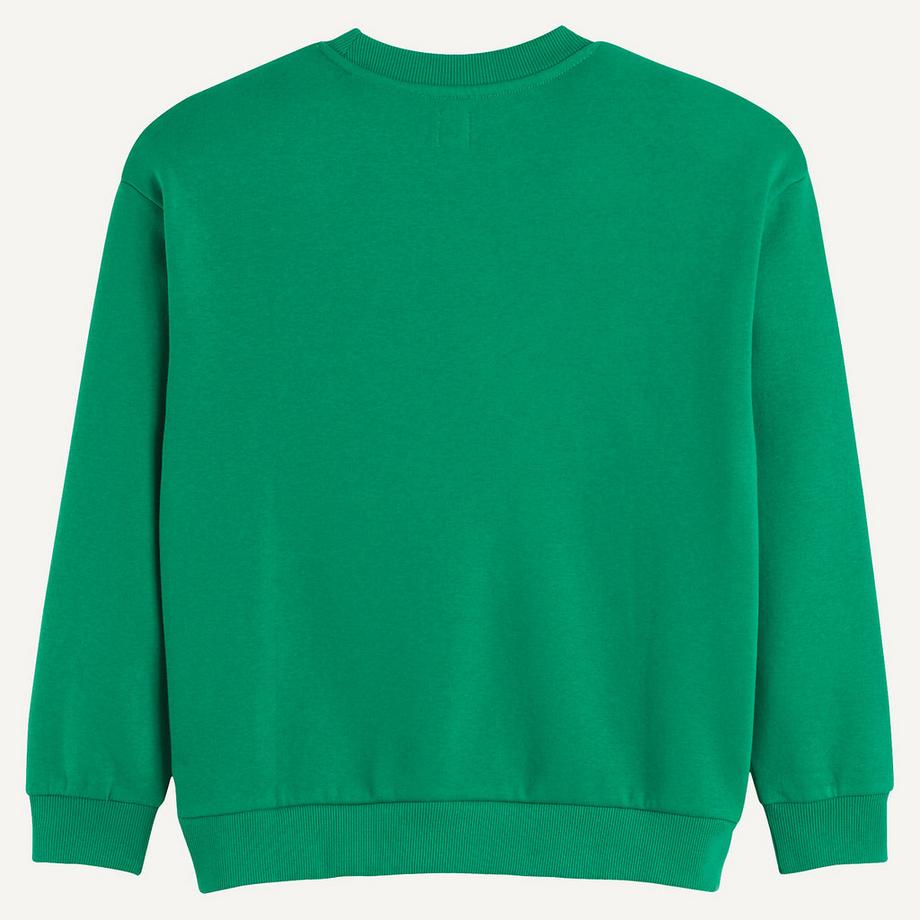 La Redoute Collections  Oversized Sweatshirt mit Rundhals und Messageprint 