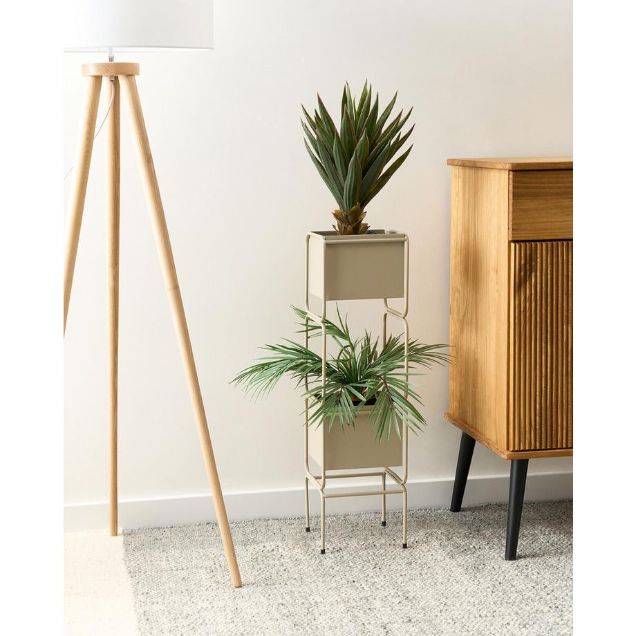 Beliani Supporto per vasi en Ferro Moderno COTINUS  