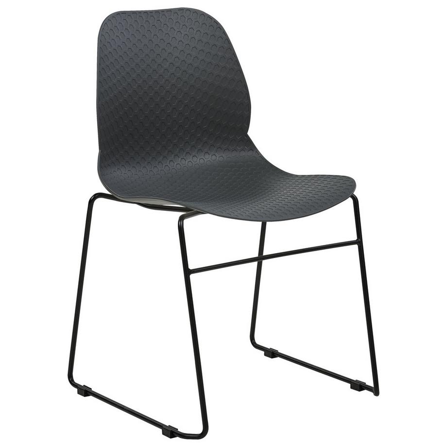 Beliani Lot de 4 chaises de conférence en Polypropylène Moderne PANORA  