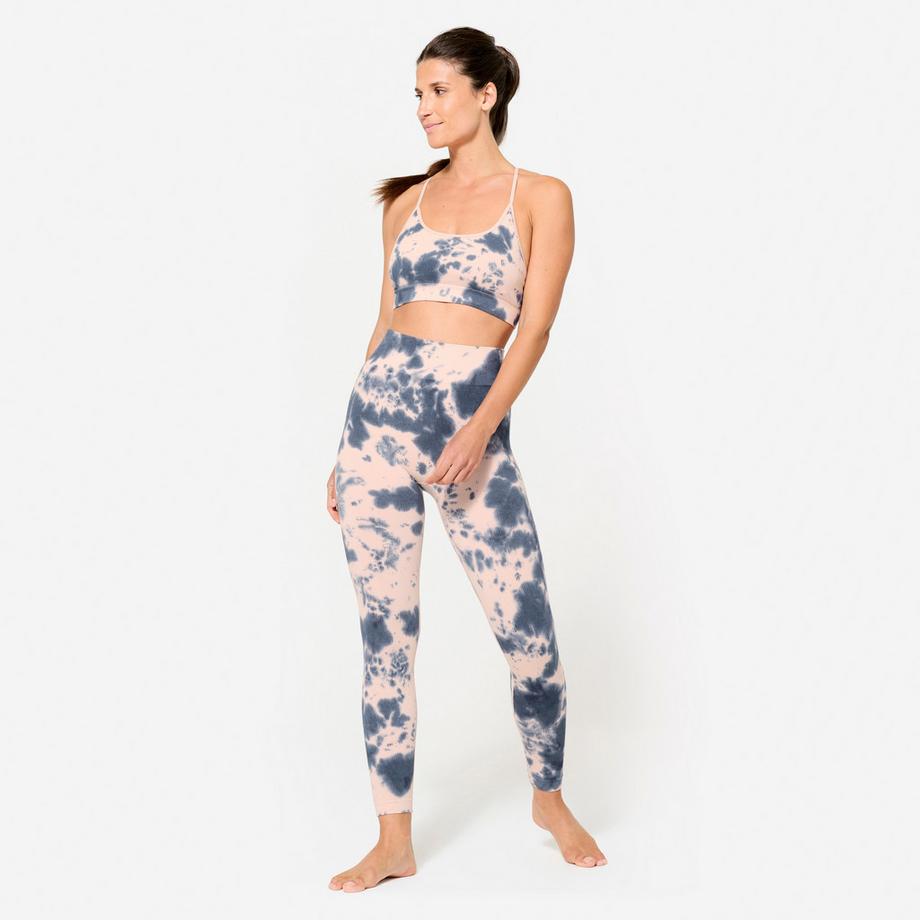 DOMYOS Brassière Fitness maintien léger sans coutures  