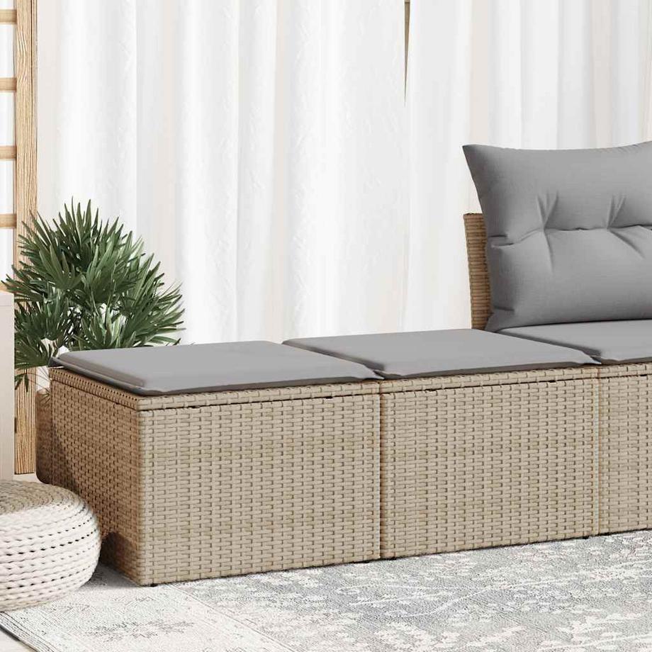 VidaXL set divano da giardino Polirattan  