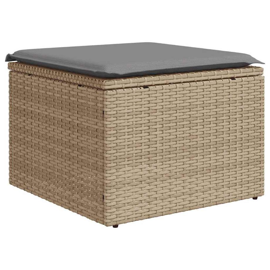 VidaXL set divano da giardino Polirattan  