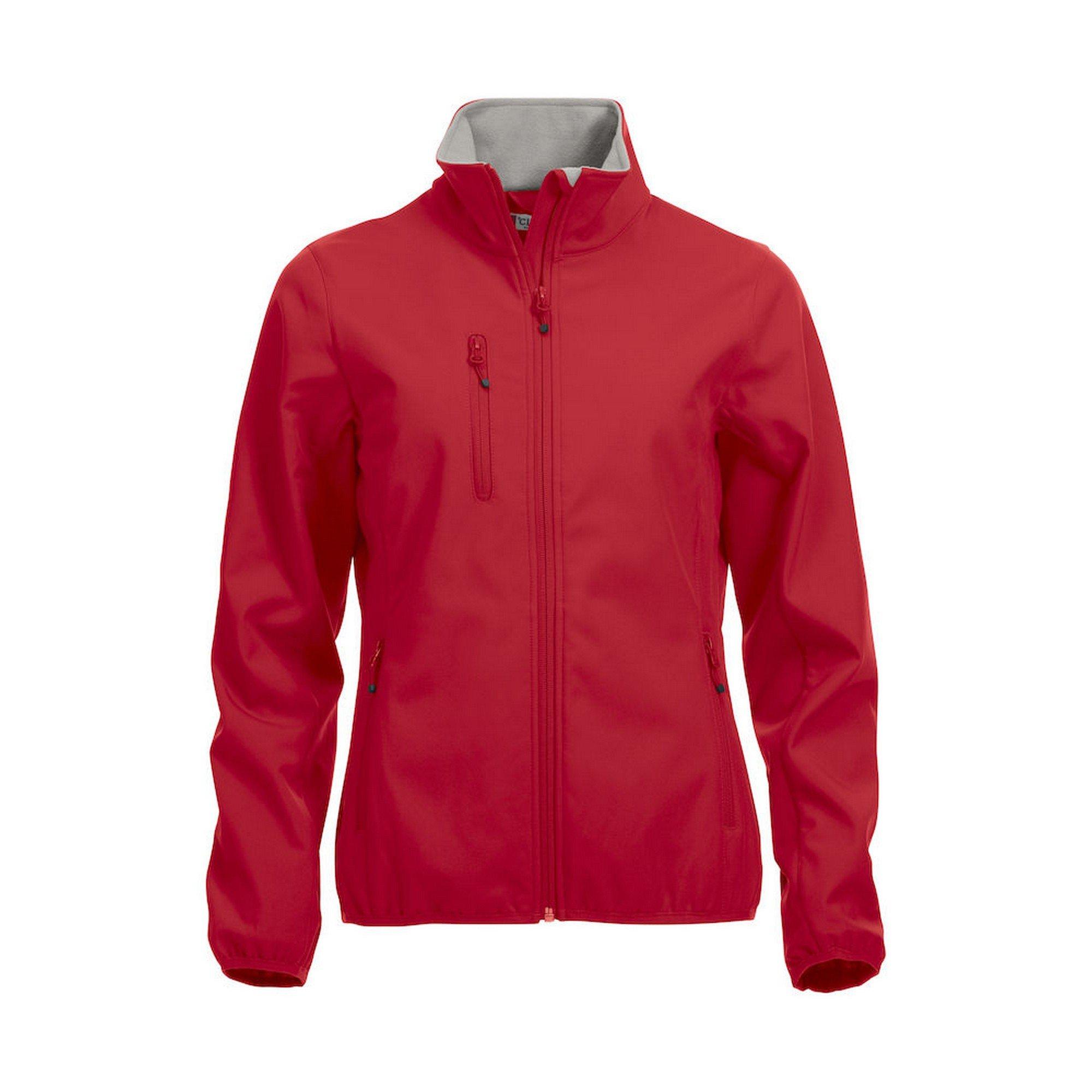 Image of Basic Softshelljacke Damen Rot Bunt S
