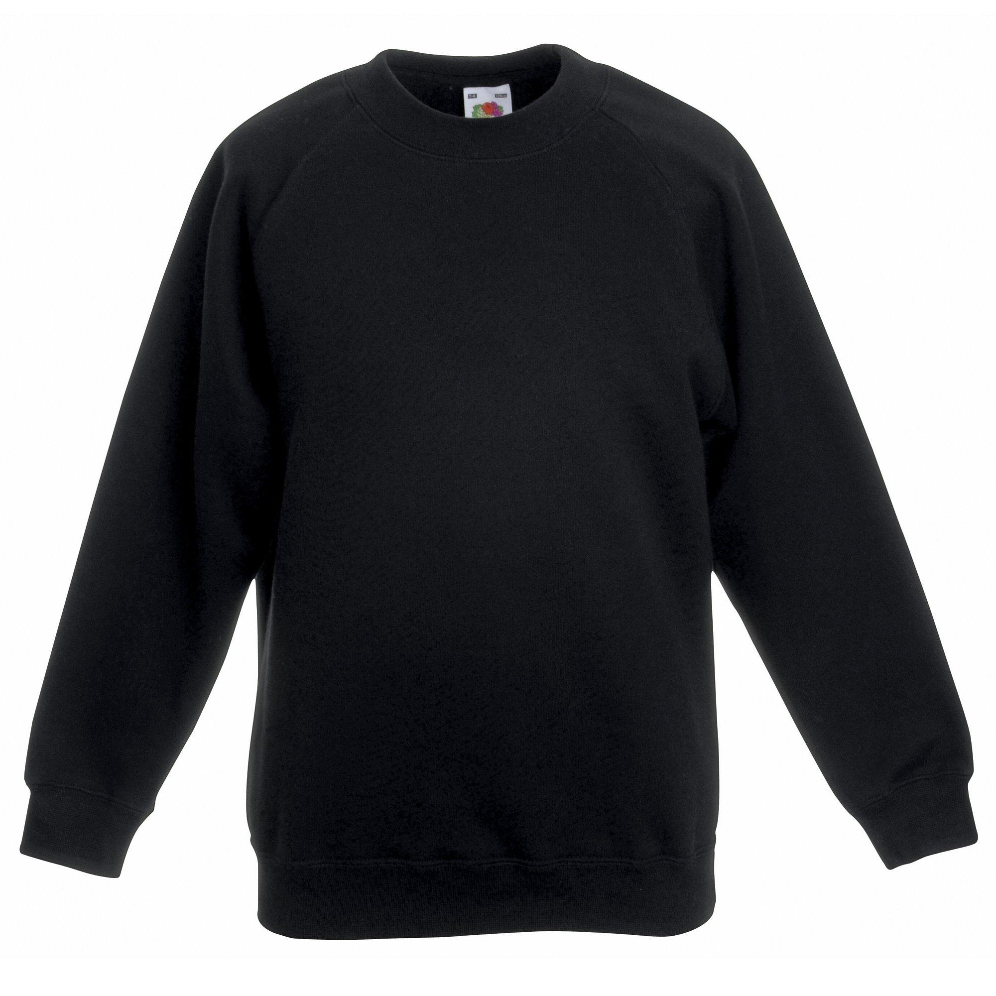 Image of Raglanärmeln Pullover Jungen Schwarz 14-16A