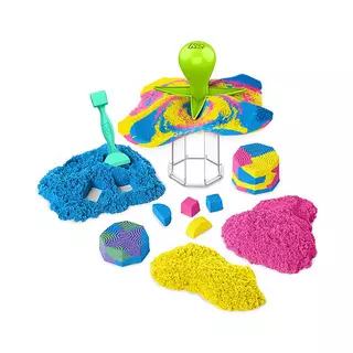 Kinetic Sand - Recharge colorée - Sable magique à modeler Spin