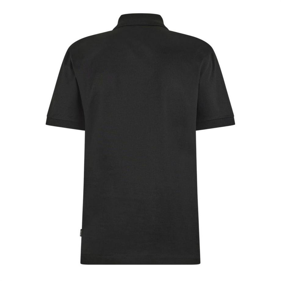 BOSS Maglietta Polo Maniche Corte con Mezza Cerniera  