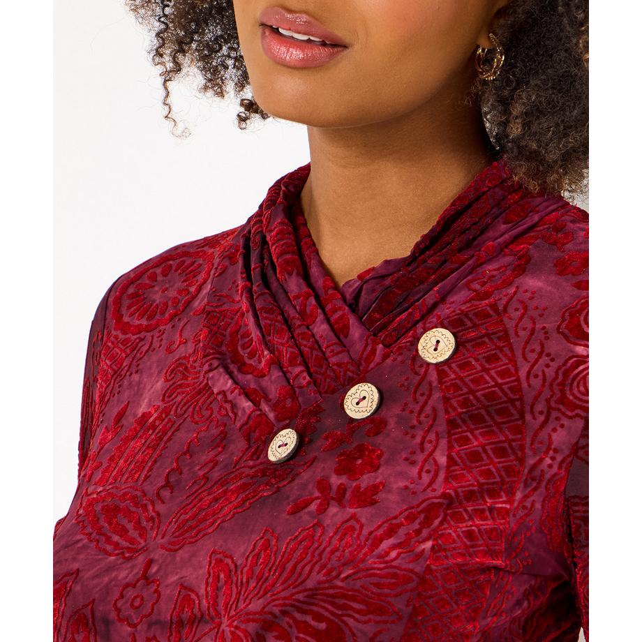 Joe Browns Tunique en Jersey Plissée Col V  