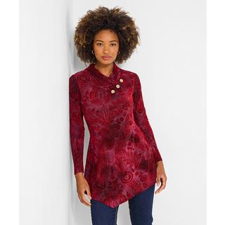 Joe Browns Tunica in Jersey Plissettata Scollo a V  