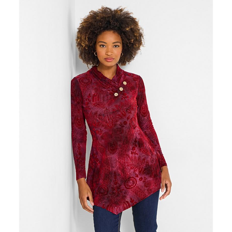 Joe Browns Tunique en Jersey Plissée Col V  