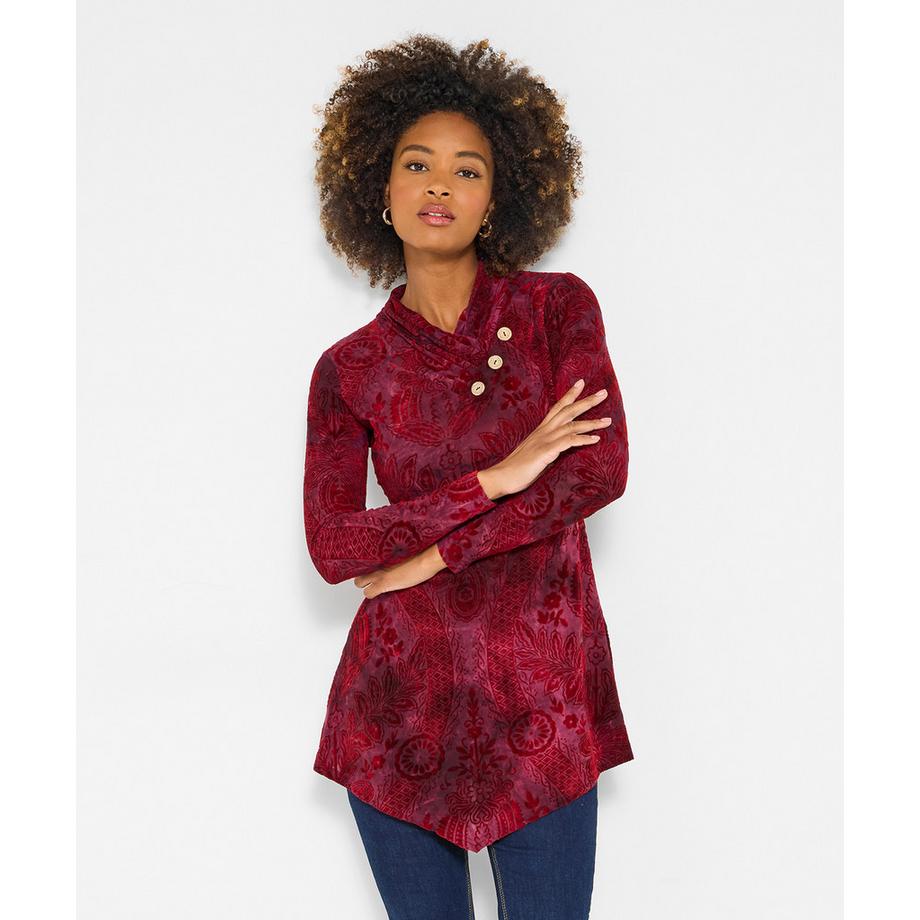 Joe Browns Tunique en Jersey Plissée Col V  