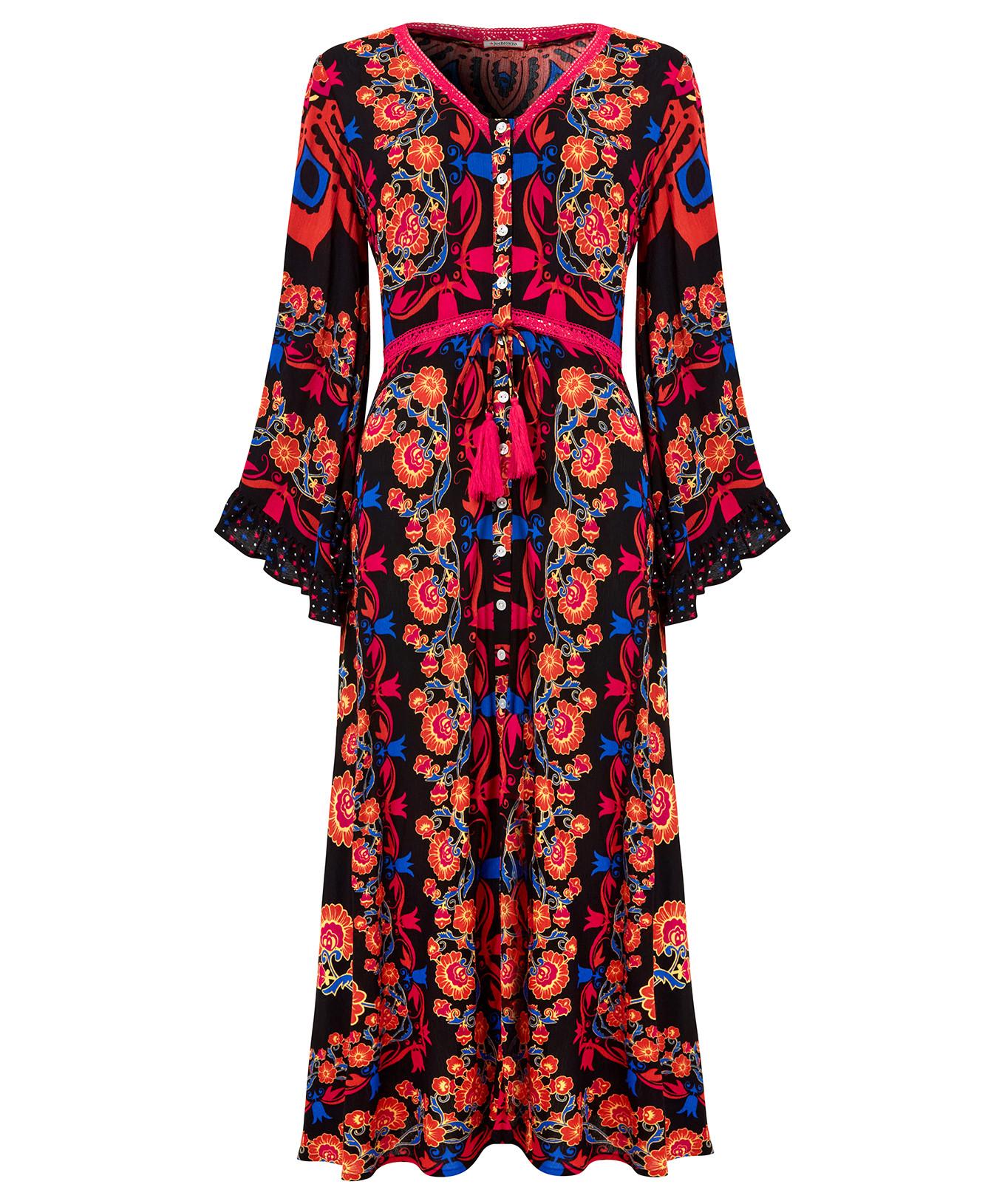 Joe Browns  Boho-Maxikleid mit durchgehender Knopfleiste 