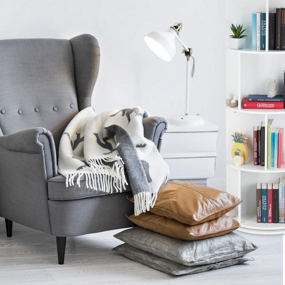 B2X Drehbares Bücherregal mit 12 Fächern  