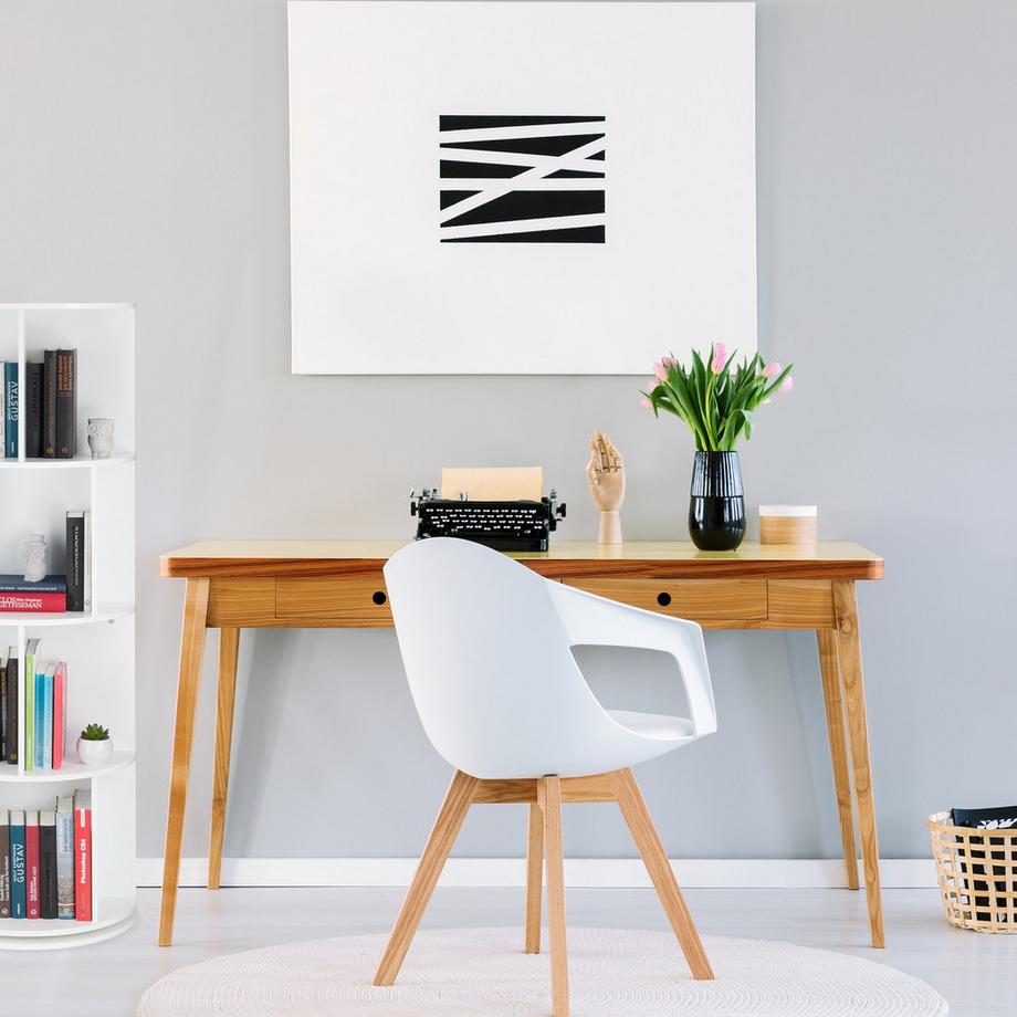 B2X Drehbares Bücherregal mit 12 Fächern  