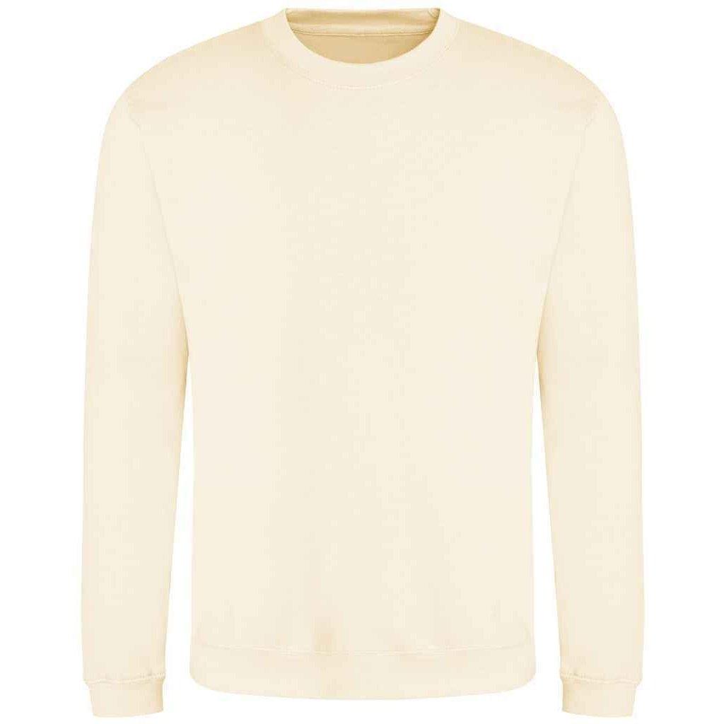 Image of Just Hoods Rundhals Uni Sweatshirt (280 Gsm) Damen Creme M