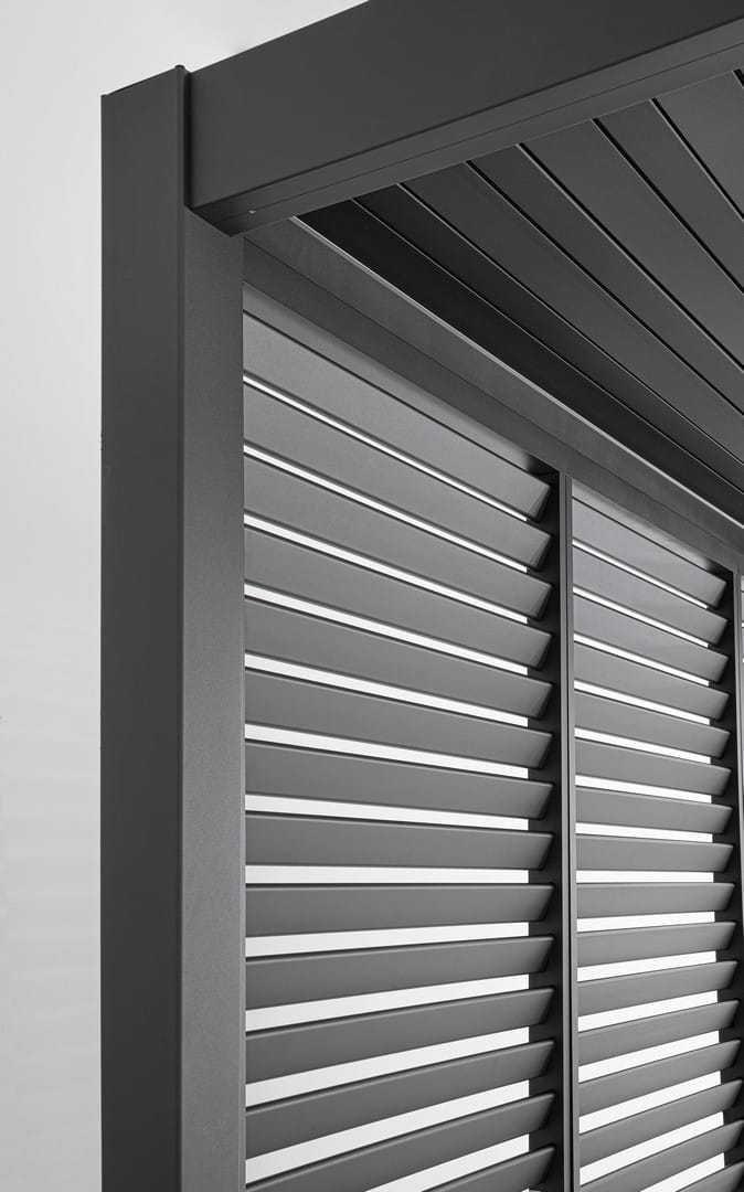 mutoni Gazebo parasole Ocean antracite 93x238  