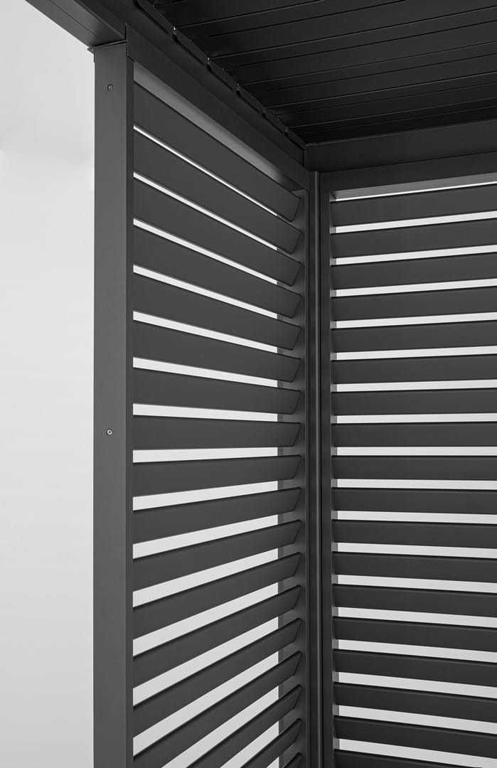 mutoni Gazebo parasole Ocean antracite 93x238  