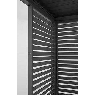 mutoni Gazebo parasole Ocean antracite 93x238  