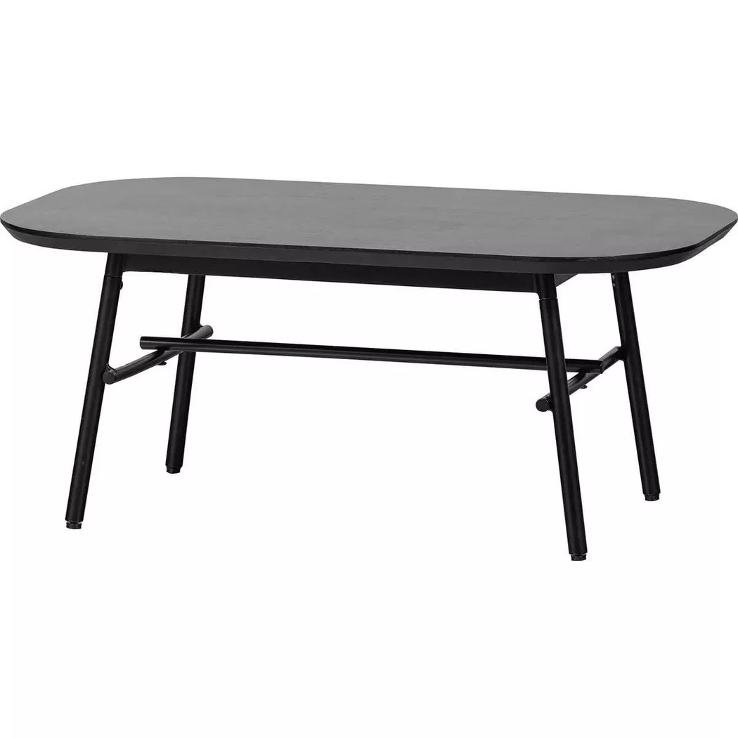 mutoni - Couchtisch Elegance Mangoholz 100x60, One Size, Schwarz