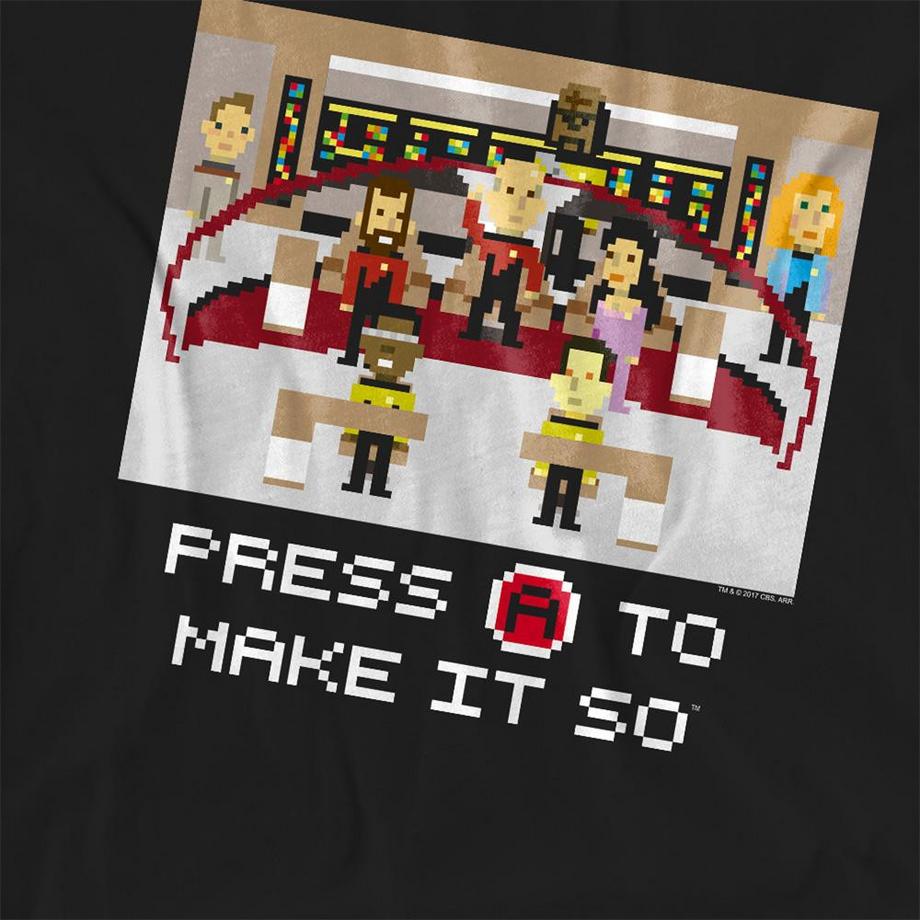 Star Trek Maglietta Make It So Pixel  