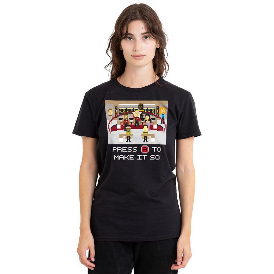 Star Trek Maglietta Make It So Pixel  
