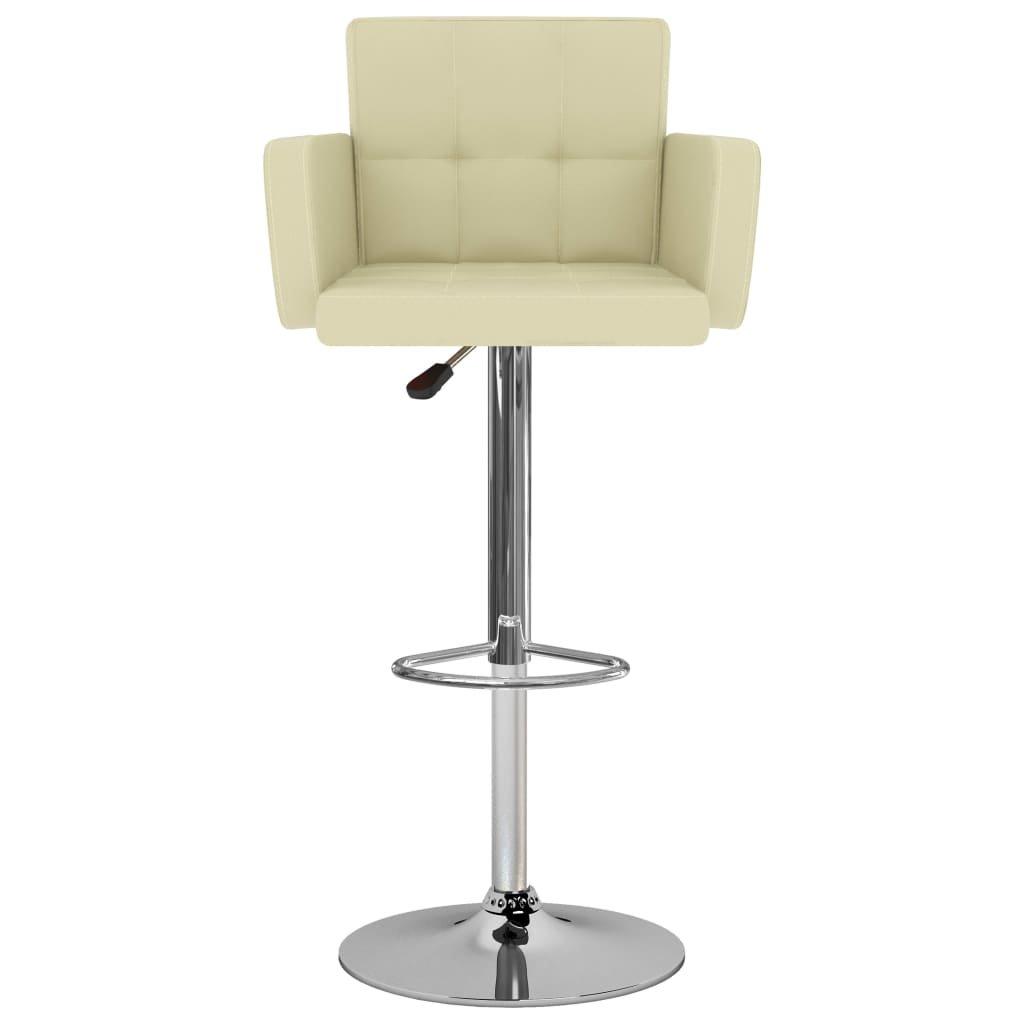 VidaXL Tabouret de bar cuir artificiel  