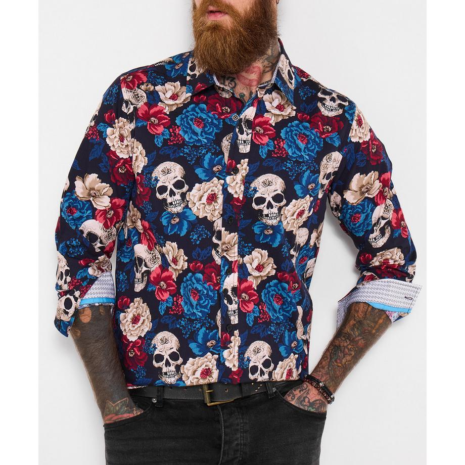 Joe Browns Chemise Motif Crânes Fleurs All-Over  