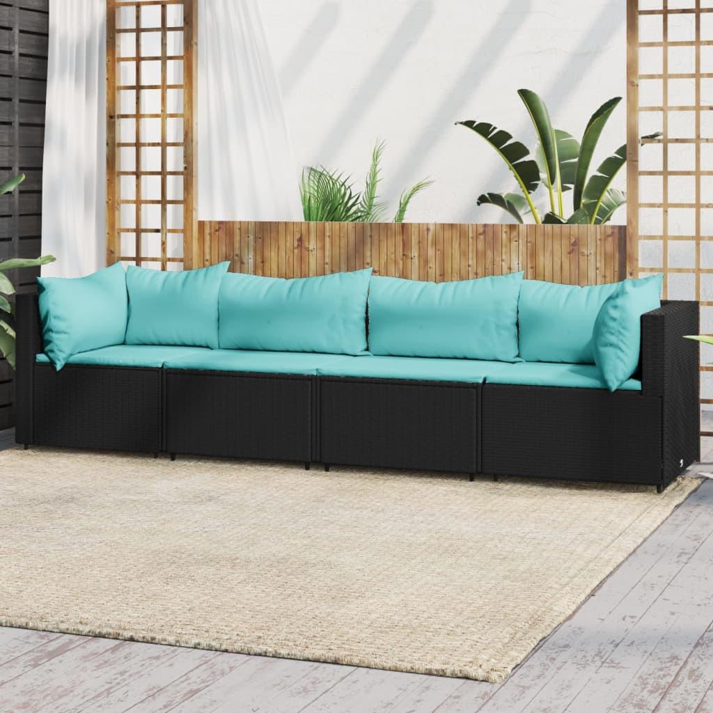 VidaXL Garten lounge set poly-rattan  