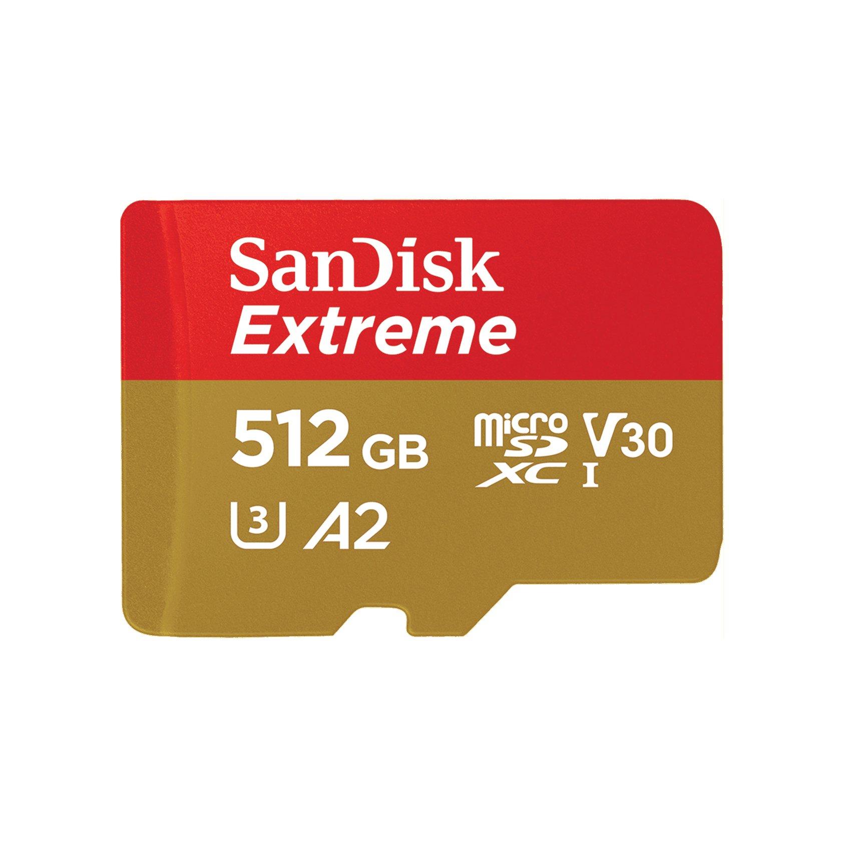 SanDisk  SanDisk Extreme 512 GB MicroSDHC UHS-I Classe 10 