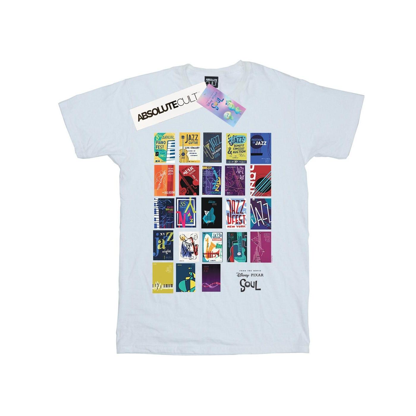 Image of Soul Jazz Poster Wall Tshirt Damen Weiss 5XL