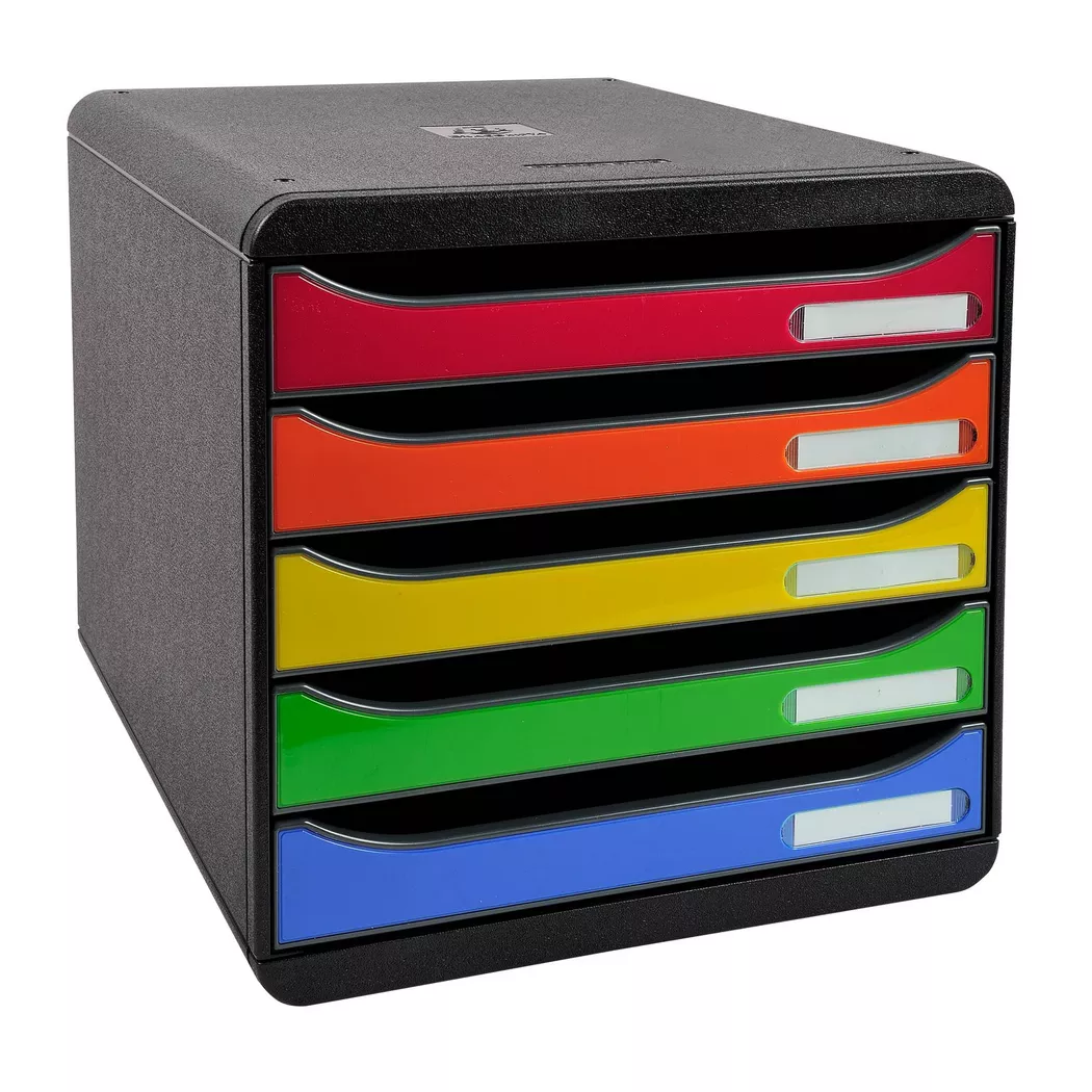 Exacompta Iderama Big Box Plus Black/Glossy Harlequin Pack of 1, none