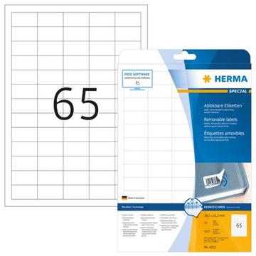 HERMA Etiketten Special 38×21,2mm 4212 Preis-Etiketten 1625 Stück