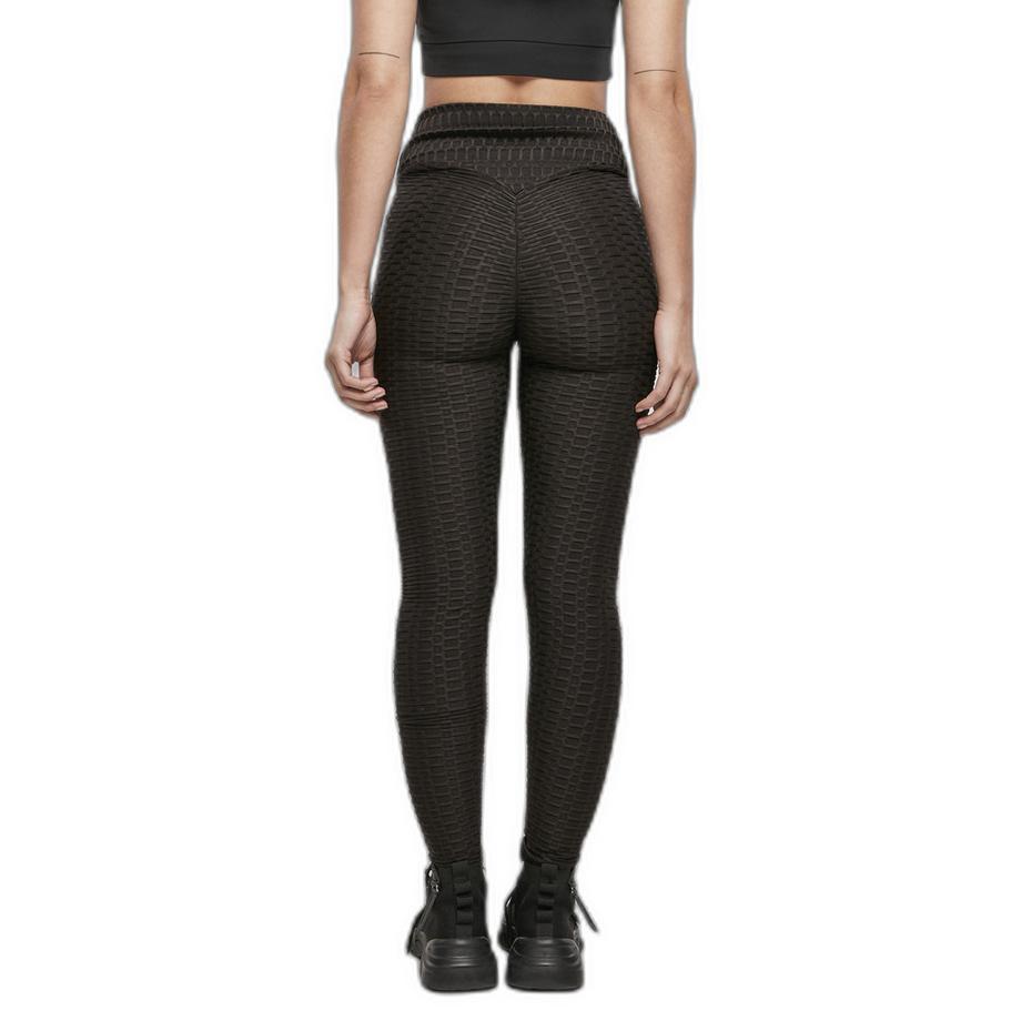 URBAN CLASSICS Hochgeschnittene Honeycomb Leggings  