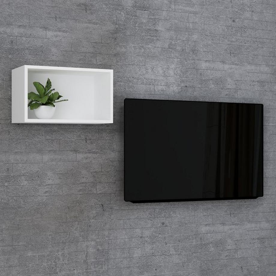 VCM Étagère murale en bois Étagère suspendue Wandboard Arila S  